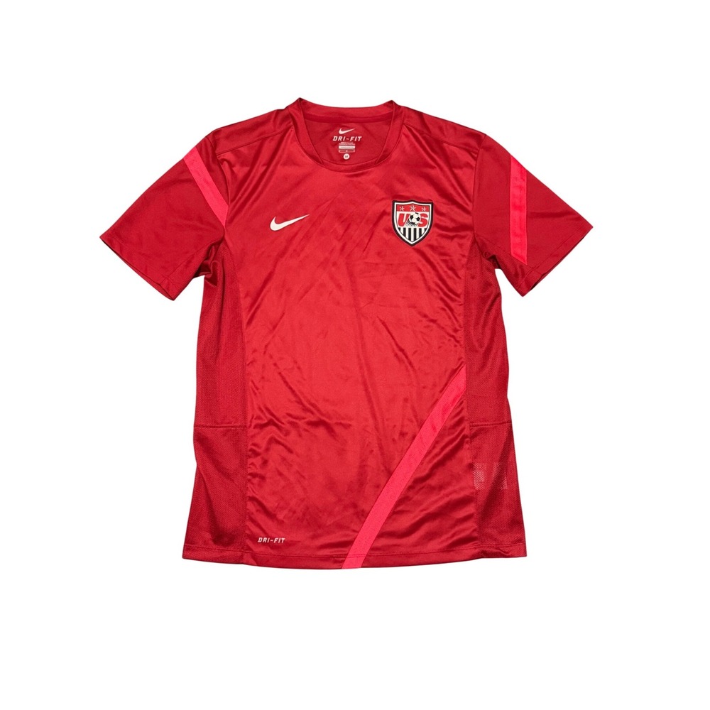 Nike US Soccer Federation Training Jersey Mens Medium Red World Cup Fútbol